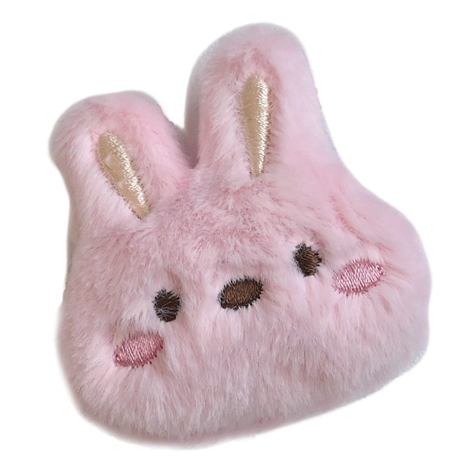 Rabbits Head Plush Pin Cartoon Clothes Badge Stylish Backpack Pendant ...