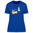 thumbnail image 1 of Rabbits Jumping For Carrot Tee Women's -Image by Shutterstock, 1 of 2