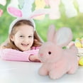 thumbnail image 1 of Rabbits Plush Toy for Kids, Cute Little White Bunny Doll, Soft Stuffed Animal for Easter, Birthday, or Decorative Companion, 15cm Height, 1 of 9