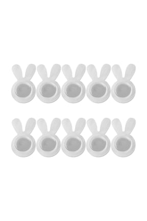 Rabbits Shape Earring Support For Heavy Jewelry Clear Acrylic Stabilizer Silicone Backs Nonslip Earring Enhancer