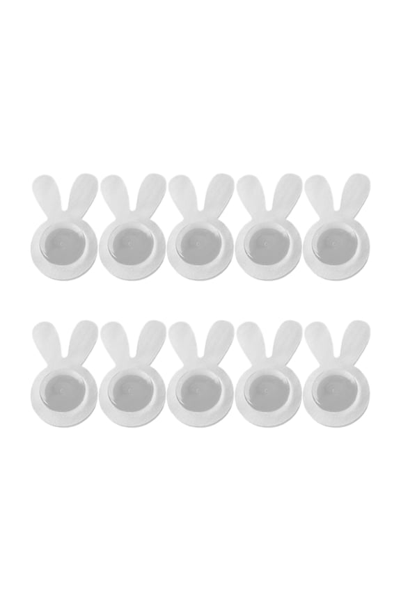 Rabbits Shape Earring Support For Heavy Jewelry Clear Acrylic Stabilizer Silicone Backs Nonslip Earring Enhancer