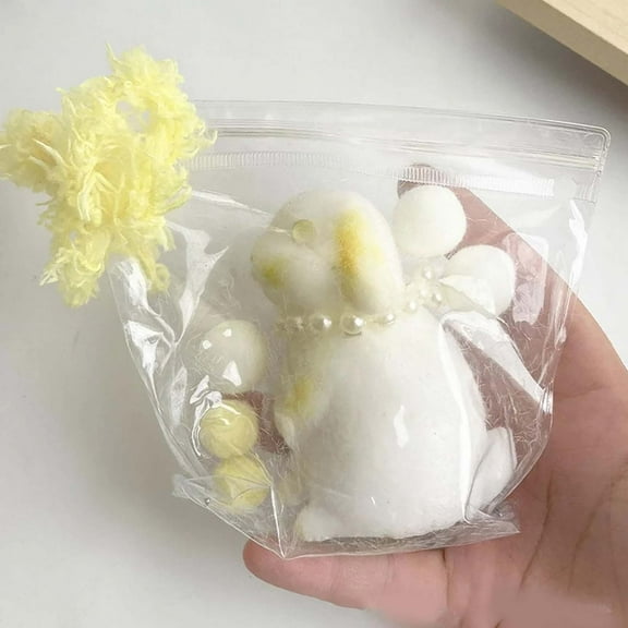 Rabbit Squeeze Stress Relief Toy, Soft Plush Fidget Ball, Cute Anxiety Reducer, Portable Relaxation Gadget, Fun Interactive Desk Companion