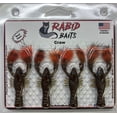 thumbnail image 1 of Rabid Baits Rabid Craw Plastic Crawfish Sexy Craw 3in 4pk, 1 of 4