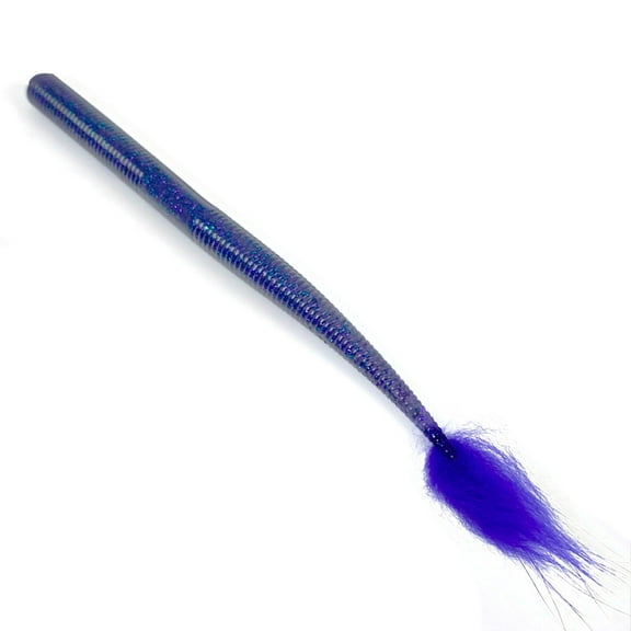 Rabid Baits SW6-024 Shaker Worm 6" Straight Tail Worm June Bug.