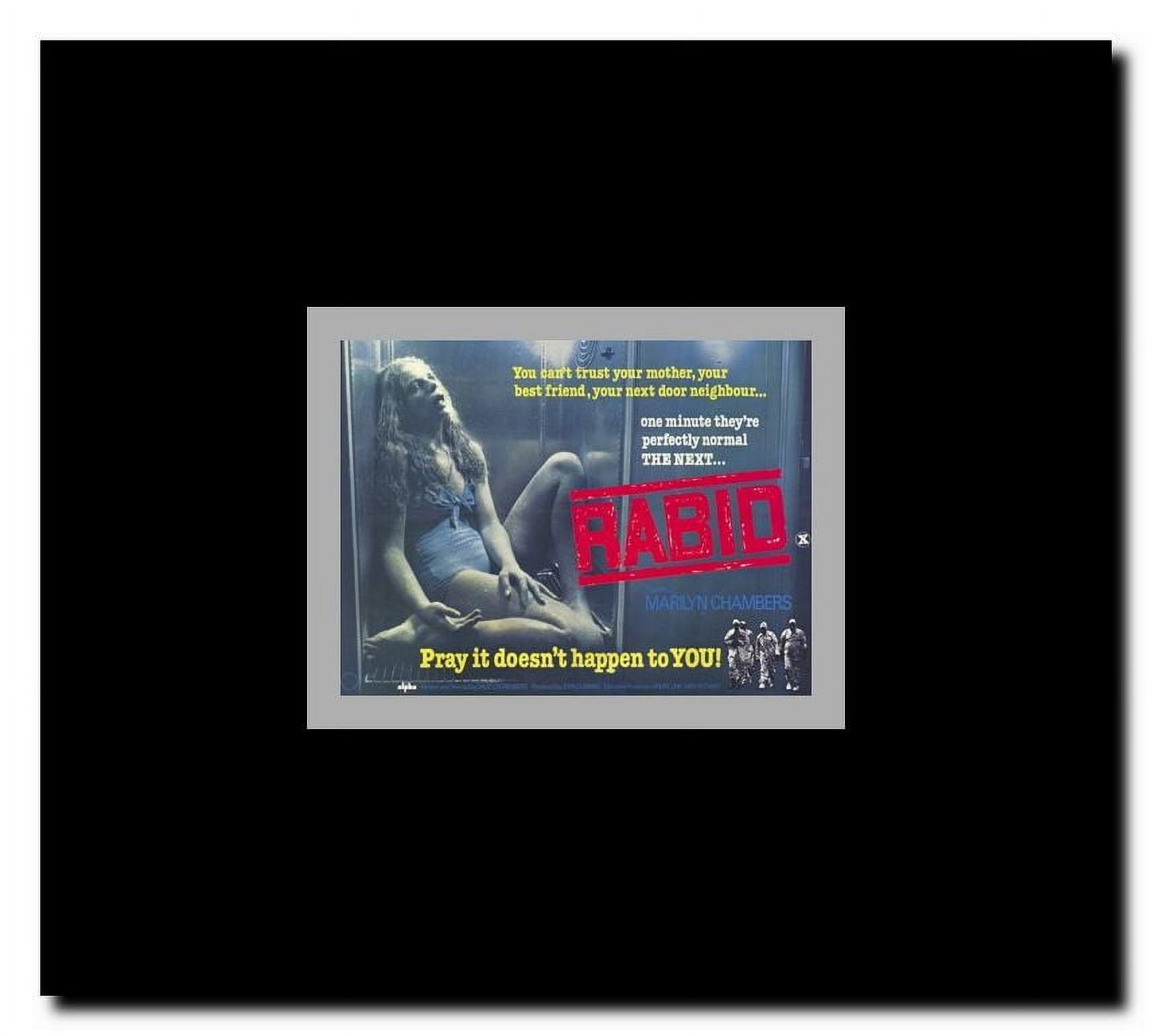 Rabid Framed Movie Poster