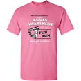thumbnail image 1 of Rabies Awareness Fun Run - Adult Unisex T Shirt - 3X-Large - Azalea, 1 of 7