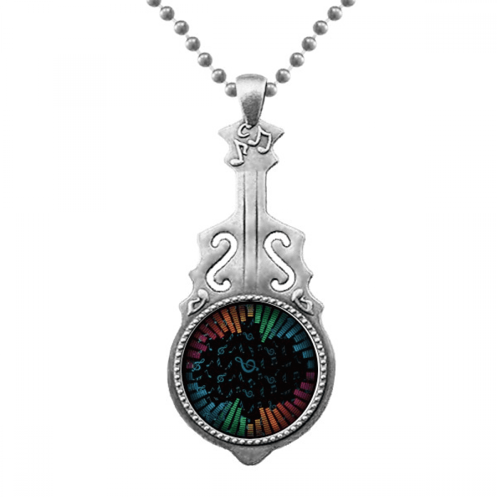 Rabow Rotatg Music Notes Black Pendant Jewelry Music Guitar Torque ...