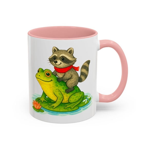 RacC1oon Wizard Mug, Cute Animal Coffee Cup, Tabletop RPG Gift, MagiC1Al Creature Tea Mug, Funny Wizard Drinkware