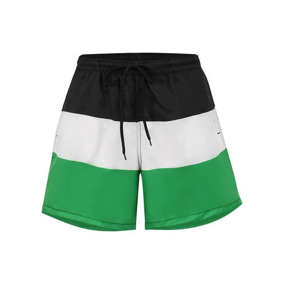 Raccmtaty Family Matching Swimwear Fashion Print Swimsuit Set Father and Son Swim Trunks Bathing Suits Beachwear