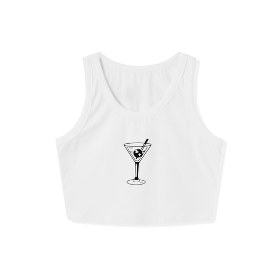 Raccmtaty Women Tank Top, Sleeveless U-neck Fruit Print Slim Fit Summer Crop Top Streetwear