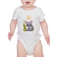 thumbnail image 1 of Raccoon And Dandelion Bodysuit Infant -Image by Shutterstock,  24 Months, 1 of 4
