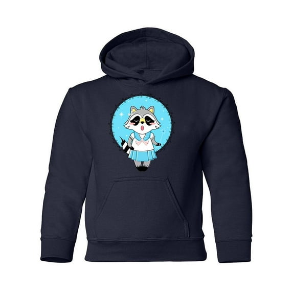 Raccoon And The Stars Hoodie Juniors -Image by Shutterstock, Large
