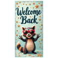 thumbnail image 1 of Raccoon Banner Party Decoration Polyester Material Welcome Back for School Decor Office Event Home Celebration, 1 of 9