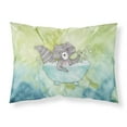 thumbnail image 1 of Raccoon Bathing Watercolor Fabric Standard Pillowcase, 1 of 2