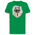 thumbnail image 1 of Raccoon Businessman Cartoon Tee Men's -Image by Shutterstock, 1 of 1
