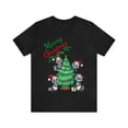 thumbnail image 1 of Raccoon Christmas T-shirt – Cute Animal Family Decorating Tree Graphic Tee, Festive Holiday Shirt, 1 of 2