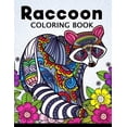 thumbnail image 1 of Raccoon Coloring Book : Cute Animal Stress-relief Coloring Book for Adults and Grown-ups, 1 of 1