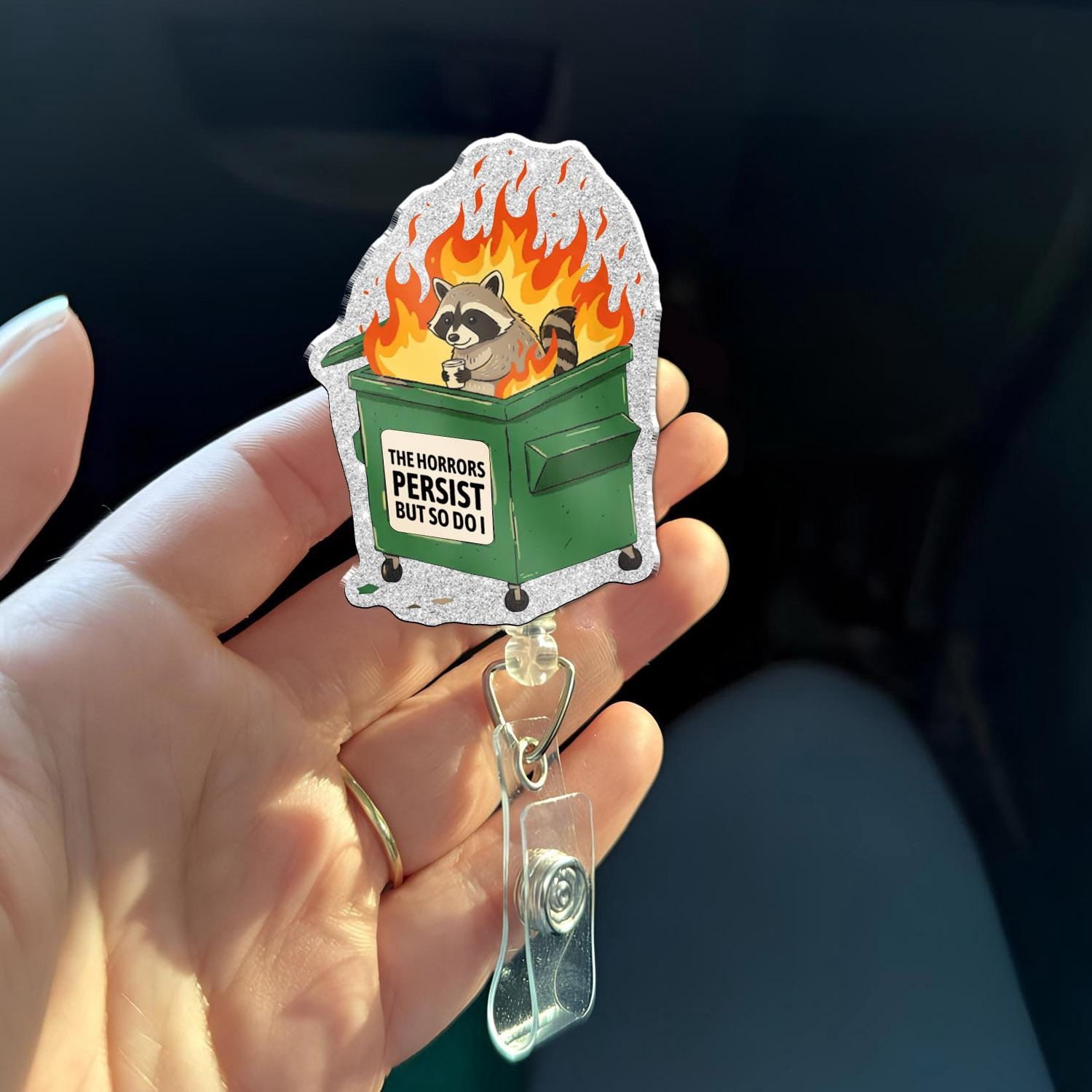 Raccoon Dumpster Fire Badge Reel - The Horrors Persist But So Do I ...