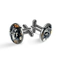thumbnail image 1 of Raccoon Elegant Men's Stainless Steel Cufflink Sets for Formal Attire, Weddings, and Special Events, 1 of 1