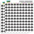 thumbnail image 1 of Raccoon Face 200 1/2" (0.5") Planner Calendar Scrapbooking Crafting Stickers, 1 of 2