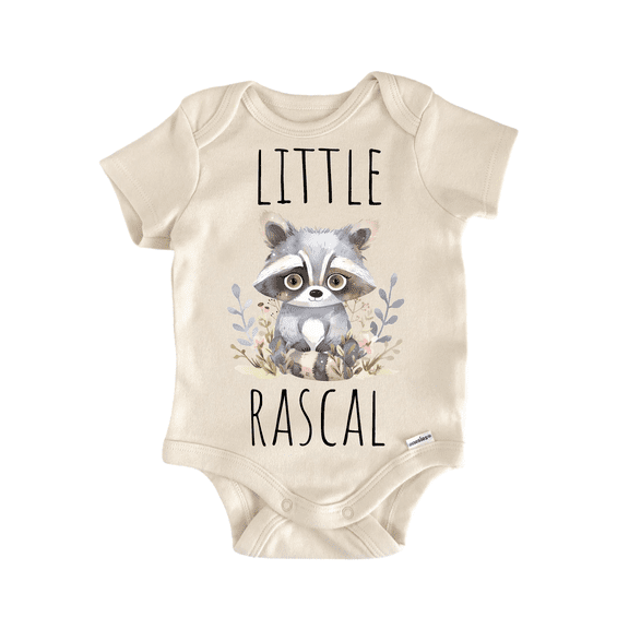 Raccoon Feral Rascal Newborn Baby Bodysuit
