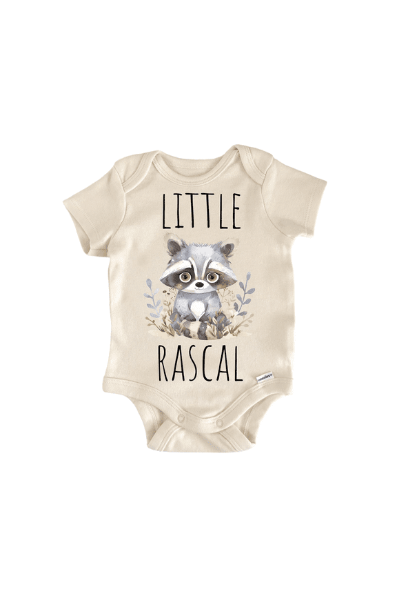 Raccoon Feral Rascal Newborn Baby Bodysuit