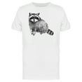 thumbnail image 1 of Raccoon In Black And White  Tee Men's -Image by Shutterstock, 1 of 2