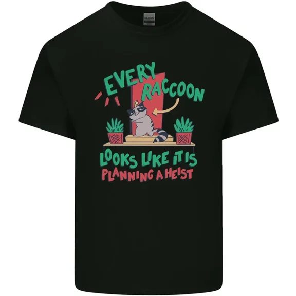Raccoon Planning A Heist Funny Animal T-Shirt