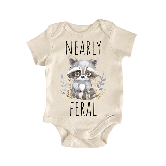 Raccoon Rascal Feral Newborn Baby Bodysuit