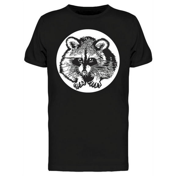 Raccoon Realistic T-Shirt Men -Image by Shutterstock, Male x-Large