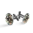 thumbnail image 1 of Raccoon Silver Jewelry Men Cufflinks for Dress Shirts Made of Stainless Steel for Formal Occasions, 1 of 6
