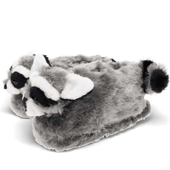 Raccoon Slippers - Medium