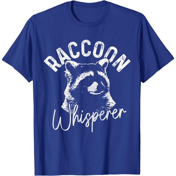 Raccoon Street Cat Funny Unisex T-Shirt for Men Women Kids Toddler,Royal Blue Color,Size 4XL