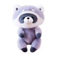 thumbnail image 1 of Raccoon Stuffed Animal with Magnetic Base, 5 Inches, Gray and White Plush, for Office Desk and Cubicle, Plush Toys Decoration, 1 of 5