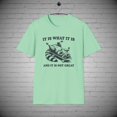 thumbnail image 1 of Raccoon T-Shirt, It is What it is and it's Not Great tee, Funny Raccoon tee, 1 of 1