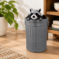 Trash Rummaging Racoon Raccoon Trash Can Card Deck Box for Trading Card Games, 7.2h x 4w ...