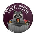 thumbnail image 1 of Raccoon Trash Panda in Garbage Pinback Button Pin Badge - 1" Diameter, 1 of 4