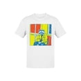 thumbnail image 1 of Raccoon Urban Vibes: Pop Art Men's T-shirt, 1 of 3