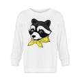 thumbnail image 1 of Raccoon With A Yellow Scarf Long Sleeve Toddler -Image by Shutterstock,  2 Toddler, 1 of 4