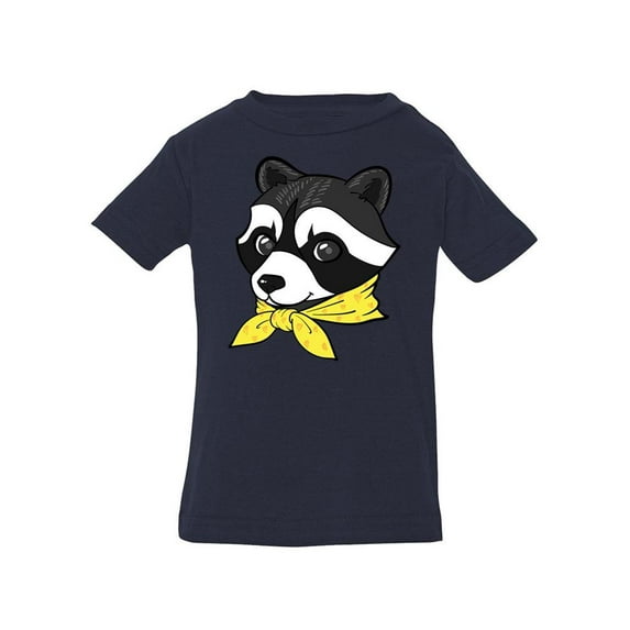 Raccoon With A Yellow Scarf T-Shirt Infant -Image by Shutterstock, 18 Months