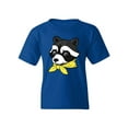 thumbnail image 1 of Raccoon With A Yellow Scarf T-Shirt Juniors -Image by Shutterstock,  x-Large, 1 of 4