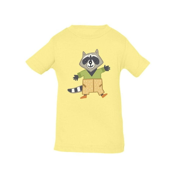 Raccoon With Clothes T-Shirt Infant -Image by Shutterstock, 24 Months