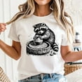 thumbnail image 1 of Raccoon at the Pottery Wheel Throwing Unisex T-shirt, Sizes S-5XL - Gategoo, 1 of 5