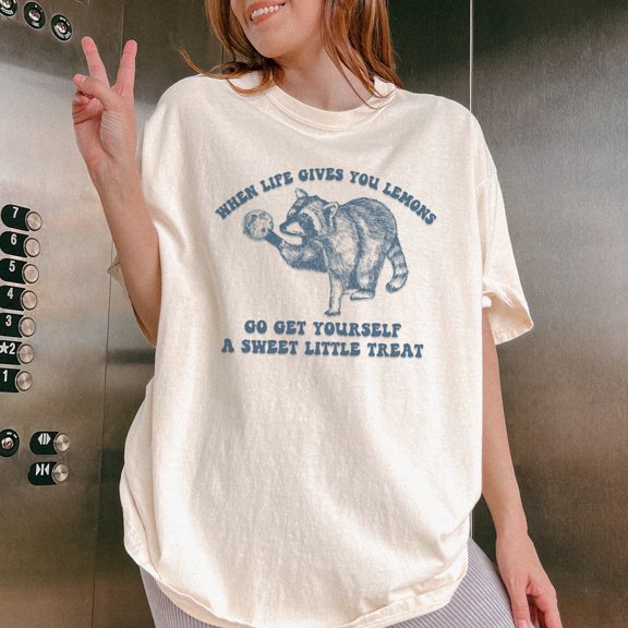 Raccoon shirt, Raccoon Shirt, Funny Raccoon Shirt, Getting Myself a Little Treat T-Shirt,