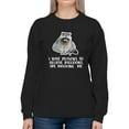 thumbnail image 1 of Raccoons Are Mocking Me Sweatshirt Women -Smartprints Designs, Female 3X-Large, 1 of 4
