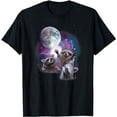 thumbnail image 1 of Raccoons Howling at the Moon Shirt - Funny Raccoon T-Shirt, 1 of 5