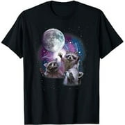 Raccoons Howling at the Moon Shirt - Funny Raccoon T-Shirt