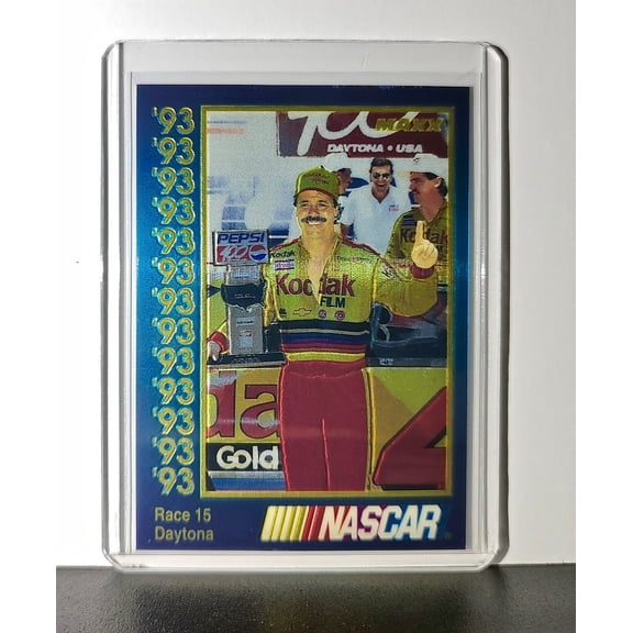 Race 15 Daytona YR 1993 Maxx Premier Plus Racing #194 NASCAR Card Morgan-McClure