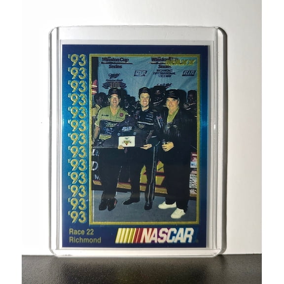 Race 22 Richmond YR 1993 Maxx Premier Plus Racing #201 NASCAR Card Penske Racing