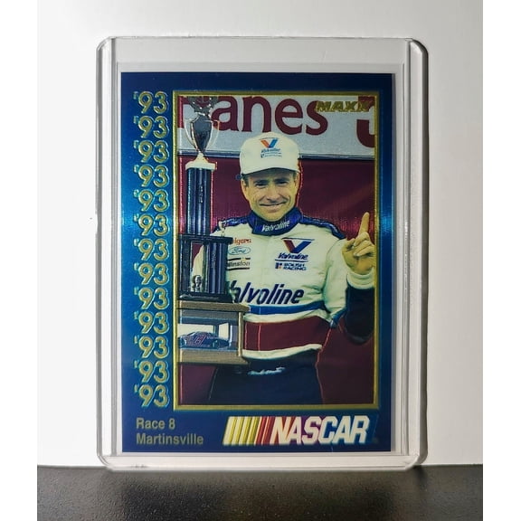Race 8 Martinsville YR 1993 Maxx Premier Plus Racing #186 NASCAR Roush Racing